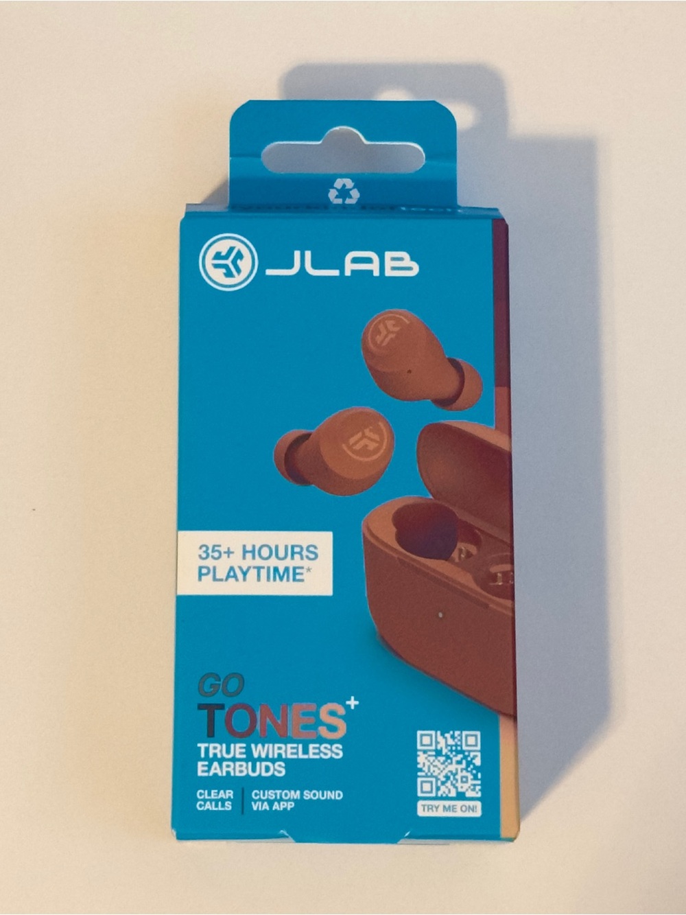 JLab Go Tones+ True Wireless Earbuds — Brown